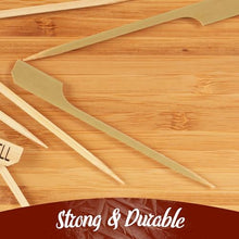 BambooMN 3.5" Bamboo Paddle Picks Rare Steak Marker - 10,000 Pieces