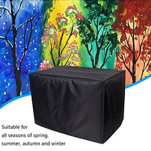 HUHJYUGE Table and Chair Covers Windproof Dust-Proof 96" L x 96" W x 12" H, All Weather Cover for Outdoor Furniture Set, Patio Furniture Covers Waterproof, Table and Chair Covers Set