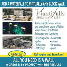 EasyPro HB23K Vianti Falls Spillway Kit, 23.5" Stainless Steel Spillway