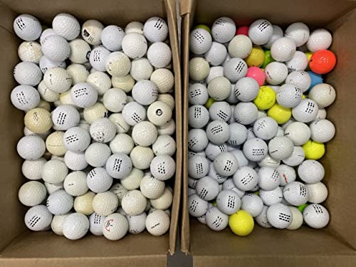 Golf Ball Planet 600 Hit Away Used Golf Balls White/Color Mix