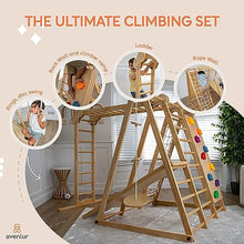 Avenlur Chestnut 8-in-1 Indoor Foldable Playset Natural Indoor