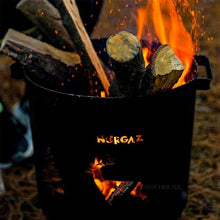 Fire Pit Outdoor Fire Pit Patio Furniture Cast Iron Basin Bonfire Brazier Heating Stove Furnace Garden Courtyard BBQ Grill
