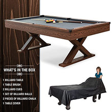 EastPoint Sports Dunhill 87-Inch Rustic Pool Table Multi-Color