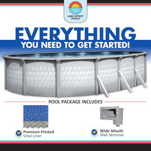 Lake Effect Pools 'Testudo' 18 ft x 33 ft Oval Above Ground Swimming Pool
