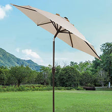 Outdoor Table Market Umbrella 1PCS Garden Parasol Umbrella, Tilting Sun Shade Umbrella, With 8 Sturdy Ribs Waterproof Sun Protection Sun Umbrella, Ideal For Commercial And Residential Use, Sunshade S