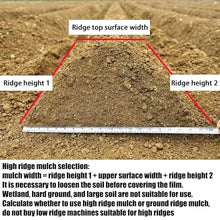 HNSYPX Hand-Pulled Mulch Film Machin Save Labour, Hand-Held Mulching Machine Mulching Adjustable Convenient Agricultural Machinery, Garden Mulch Film for Greenhouses, Gardens, Orchards