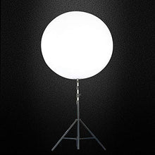 ZHFEISY LED Inflatable Balloon with Tripod Stand for Event Advertising LED White Light