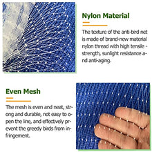 ZAVEIL Reusable Anti Bird Protection Net, Agricultural Plant Covers Netting for Orard/Farmland/Fish Ponds, White Translucent Nylon Fabric, Doesn't Tangle (Size : 25x30m/82.0x98.4ft)