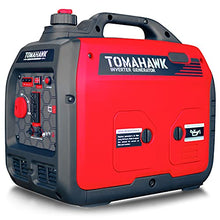 TOMAHAWK 2000 Watt Inverter Generator Super Quiet Portable Power For Residential Home Use 120V and USB Outlet Panel