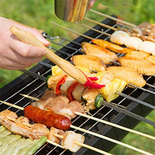 AFPSDLFJDLS Portable Stainless Steel BBQ Grill Non-stick Surface Folding Barbecue Outdoor Camping Picnic Tool