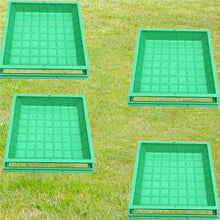 LWJQRSP Invisible Manhole Cover - 4 pcs Resin Garden Grate 40-100 cm Inspection Lid Grass Pot Covers Perfect for Outdoor Landscaping (L W 80cm x 80cm)