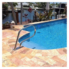 Pool Handrail Pool Stair Rail Pool Railings Pool Handrail Pool Handrails Deck Bracket, 304 Stainless Steel Pool Railing, Silver Pool Safety Handrail(1pcs)