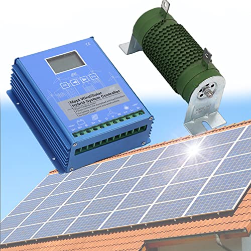 Wind Solar Hybrid Charge Controller,12V 24V 48V,Wind Turbine Generator, LCD Energy Charge Controller, MPPT, for Wind, Solar Panel, Wind Solar Supplementary System,12V-200W