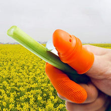 MVNOIRE Thumb Cutter Gardening Tools Pruning Shears Garden Picking Plant Vegetables Separator Finger Tool Multifunction Kitchen