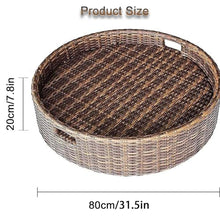 Floating Pool Tray, Floating Serving Tray, Swimming Pool Floats for Adults for Sandbars, Spas, Bath, and Parties | Floating Tray for Pool Serving Drinks,Food on the Water,Almondcolor-Φ31.5*H7.8in