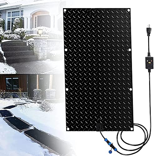 10"x 48" Snow Melting Mat, Snow and Ice Melting Mats, Slip-Proof Heated Walkway Pad, with 6 ft Long Power Cord, USB Series Connection,6 Pack