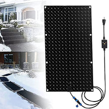Snow Melting Mat, Ice Melting Mats, Slip-Proof Heated Walkway Pad, with 6 ft Long Power Cord, USB Series Connection,8 Pack,10inx48in
