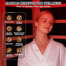 springspa 2 Person Full Spectrum Infrared Sauna with Red Light Therapy