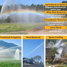 2" Water Spray Gun Large-Area Agriculture Irrigation Watering Sprinkler,360° Automatic Rotation Watering Sprinkler 2 Inch