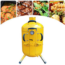 NEWCES Safety Certification Barbecue Grills Charcoal Barbecues w/Cooking Grates & Adjustable Vent Barbecue BBQ Grill for Courtyard Picnic Roast Meat Family Friends Party Patio Backyard & Camping