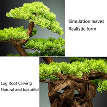 YXIANG56Q Fake Plants Artificial Bonsai Tree, Fake Plants Potted Tree Artificial Bonsai Tree Decoration for Home Desk Office Bathroom Kitchen Farmhouse Indoor/Outdoor Bonsai Tree
