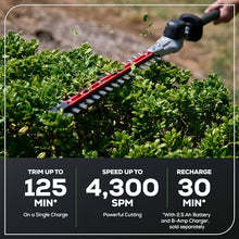Greenworks 82V 24 in Cordless Pole Hedge Trimmer, 2.5 Ah Battery, Charger