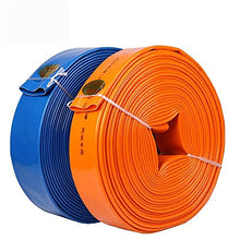 25mm 1 52mm 2inch Garden Water Hose Irrigation Tubing Pipe PVC Hose - ( Color: Blue Length: 100 M Specification: )