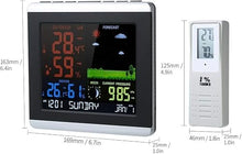 KOGORA Digital Thermometer Hygrometer Wireless Weather Station，Color LCD Weather Forecast Clock