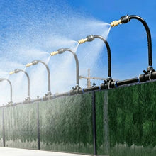 Site Fence Misting Water Irrigation Kits, Expandable Sprinkler System for Greenhouse, Dust Removal/Humidification/Cooling Watering Devices
