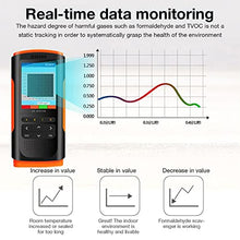 ONMYJFD Portable Formaldehyde Meter Digital Humidity Sensor Tester Air Quality Monitor Detector Pollution Micro Dust Ndoor