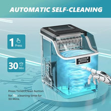 TEDILUVI Countertop Self-Cleaning Portable Compact Ice Machine with Scoop & Basket