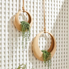 Napa Home & Garden Jayla Bamboo Hanging Decorative Baskets Set of 2 Beige