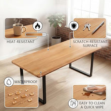 CTREVL Solid Wood Table Top, Wood Countertop, Durable Heavy Duty Desk Top for Kitchen Island, Cutting Board, Washer Dryer Countertop, Living and Dining Room Table