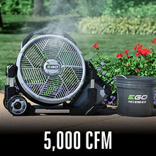 EGO POWER+ Portable Misting Fan, Outdoor Electric 18" 5 Speed Fan, Battery and Charger Not Included - FN1800