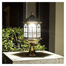 ALDEPO Courtyard Light Outdoor Pillar Lamp Garden Courtyard Fence Column Step Corridor Street Garden Fence Parking Lot Lighting (Color : Animal Horse)