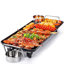 TEOYETTSF Non Stick Electric BBQ Grill Smokeless Barbecue Machine Adjustable Household Ovens Cooking Tools