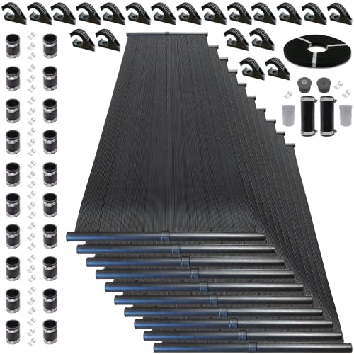 Highest Performing Design - DIY Solar Pool Heater Kit - 15-20 Year Life Expectancy (10-4x12 / 1.5" I.D. Header)