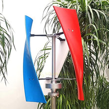 CHRISK Wind Turbine Generator, Energy Wind Turbine 9000W Vertical Turbine Permanent Magnetic Levitation 12V 24V 48V 220V with MPPT Controller,220V