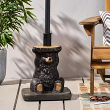 OROTLECT Umbrella Socket - Dark Brown Resin, No Assembly Required, 13.44X13.44X17.66 In Resin Coated Stand Brown, 17.66 Tall, Assembly, Hand-Crafted