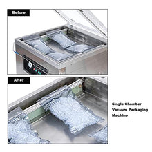 LGXEnzhuo Single Chamber Vacuum Packaging Machine DZ400 800W 15.7 inch Sealing Bar