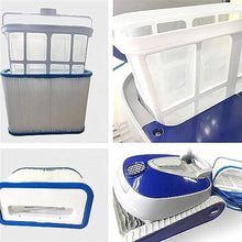 KANGJIEM Automatic Robotic Pool Cleaner with Large Capacity Top Load Filter Basket,Cordless Pool Vacuum, Robotic Pool Cleaner, with Updated Battery Ideal for Pools up to 50 Feet.