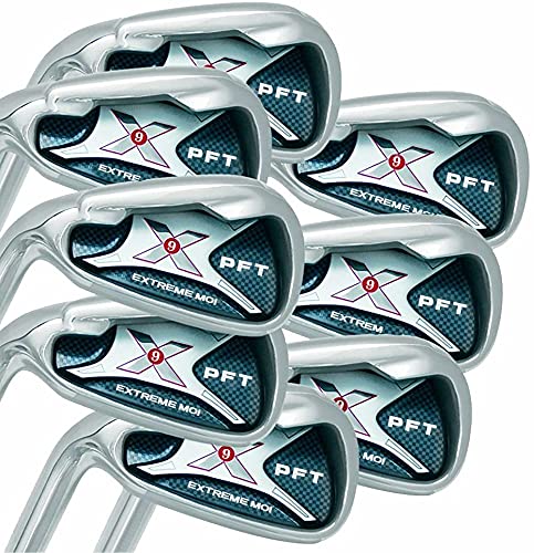 PFT-X9 Left Handed Extreme MOI Iron Set +1" Over Black