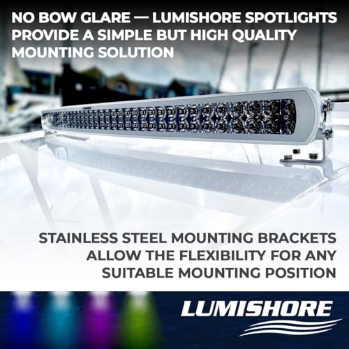 Lumishore 50 Inch LED Waterproof Spotlight White Light Bar 89,100 Lumens