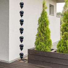 YUSIWOAL Stainless Steel Rain Chain Gutter Downspout Replacement, Elegant Outdoor Water Feature Decor(Style 2,4M (13Ft))