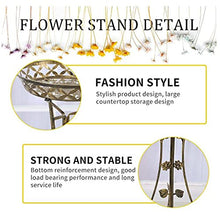 Metal Plant Stand Shelf Elegant Display Garden Balcony Flower Pot Shelf Rack Holder (Colour: D, Size (OneColor As The Picture Shows)