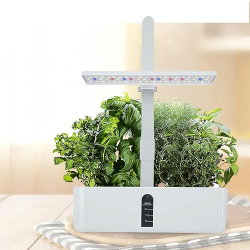YAFODUTE Hydroponics Growing System Kit Indoor Garden Kit Desktop Grow Lights for Indoor Plants for Home Kitchen Gardening