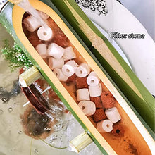 Water Features for The Garden Solar Powered Bird Bath Water Feature Pumping Machine Bamboo Fountain This is A for Friends,Good for Health,Cool in Summer and Warm in Winter,85Cm