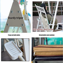 KYTGFH Outdoor Garden,Outdoor Porch SwingCushioned Swing with Pillow,Single Swing Chair,Heavy Duty Hammock Chair,Fun for All Ages