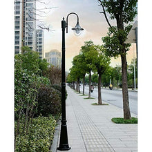 Lights Outdoor Black High Pole Street Light E27 Super Bright Outdoor Lighting Landscape Post Lamp Professional IP65 Waterproof Aluminum Alloy Street Lamp with Acrylic Lampshade Stadium (Color : 1-Ligh
