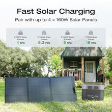 EF ECOFLOW Solar Generator Delta 2 Max with 2x160W Solar Panel